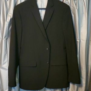 JF J.Ferrar Stretch Slim Suit, Black, 42L